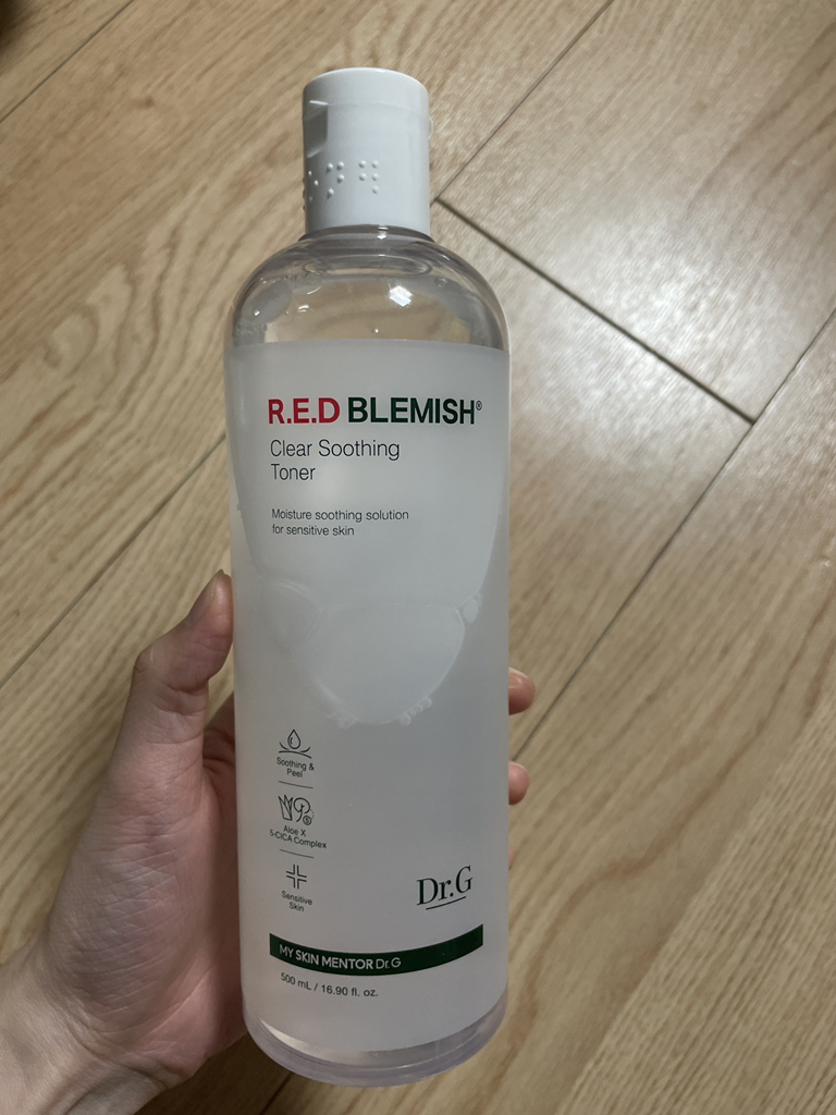 红色痘印清洁舒缓爽肤水的真实用户使用照片