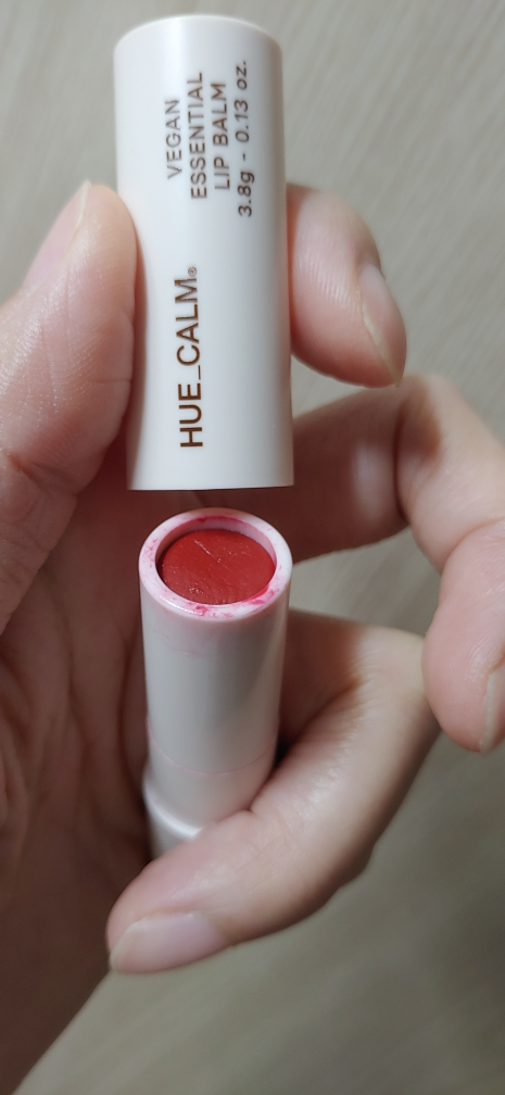 휴캄 (HUECALM) 비건 에센셜 컬러 립밤 [레드베리] review image