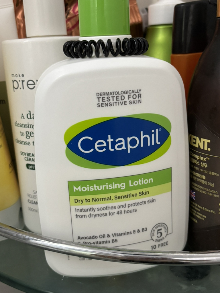 保湿乳液的真实用户使用照片