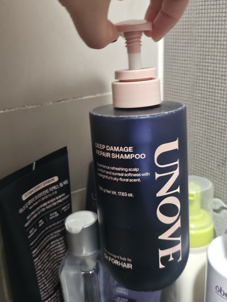 어노브 (UNOVE) 딥 데미지 리페어 단백질 샴푸 review image