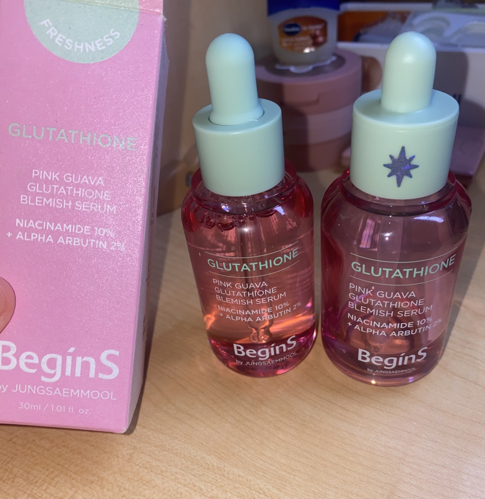 비긴스바이정샘물 (BeginSbyJUNGSAEMMOOL) 핑크 구아바 글루타치온 흔적 세럼 review image