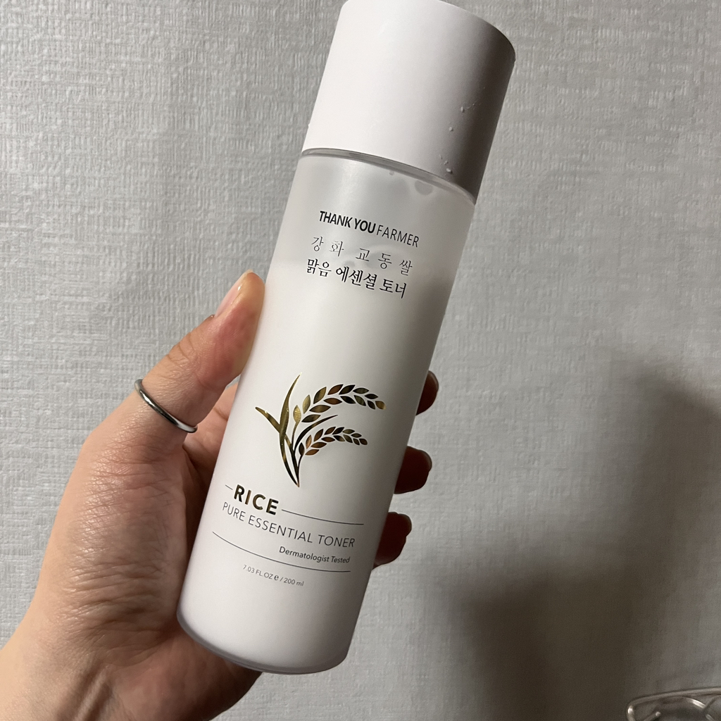 땡큐파머 (THANKYOUFARMER) 강화 교동쌀 맑음 에센셜 토너 review image