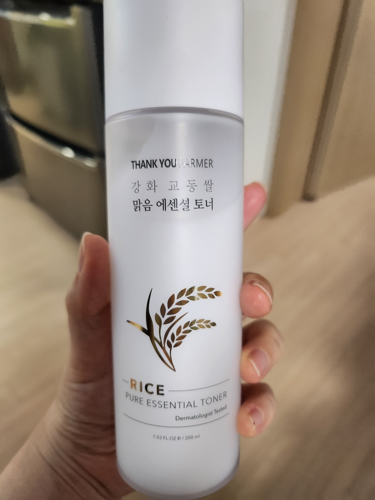 땡큐파머 (THANKYOUFARMER) 강화 교동쌀 맑음 에센셜 토너 review image