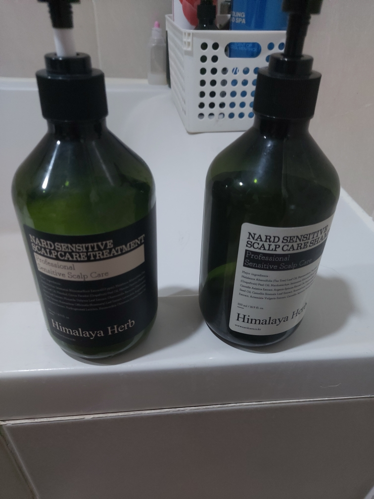 敏感性头皮护理洗发水的真实用户使用照片