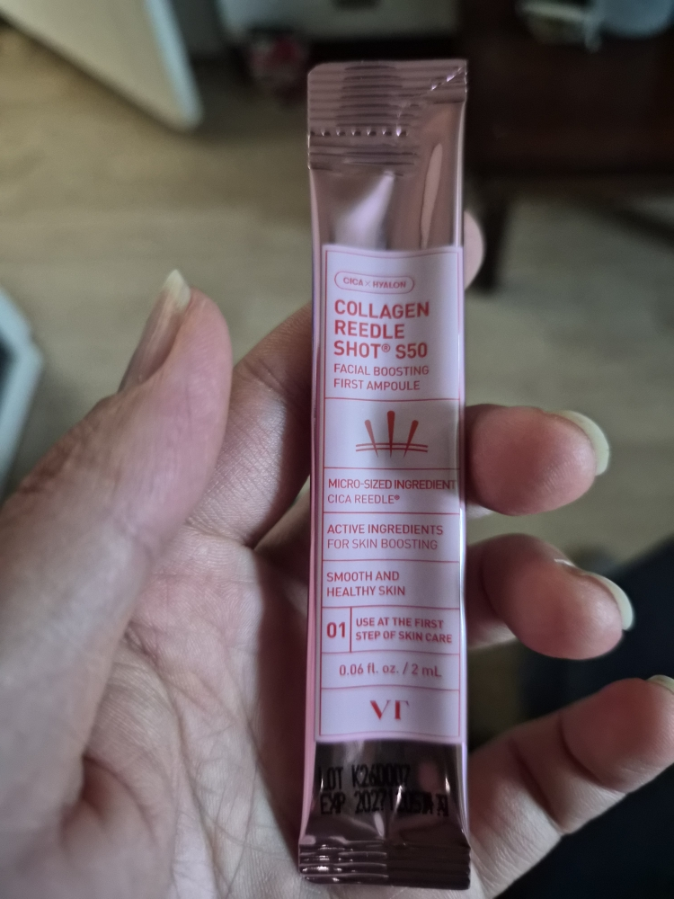 브이티코스메틱 (VTCOSMETICS) 리들샷 S50 페이셜 부스팅 퍼스트 앰플 [콜라겐] review image