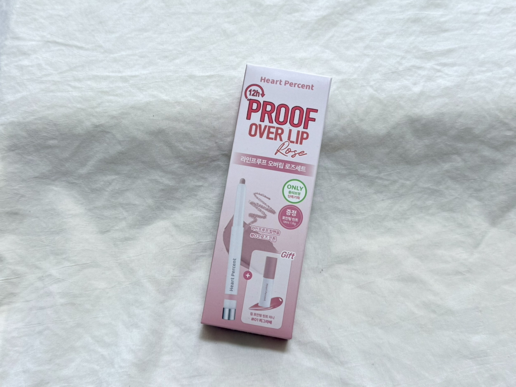 하트퍼센트 (HeartPercent) 도트 온 무드 라인프루프 립펜슬 [03 로즈코튼] review image