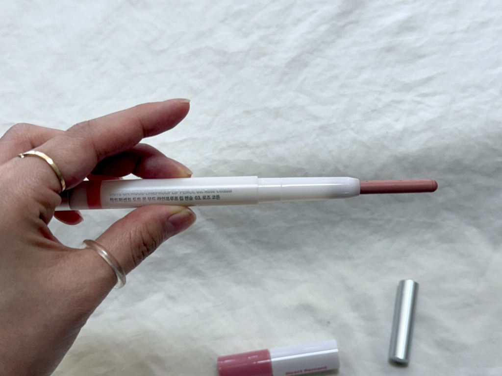 하트퍼센트 (HeartPercent) 도트 온 무드 라인프루프 립펜슬 [03 로즈코튼] review image