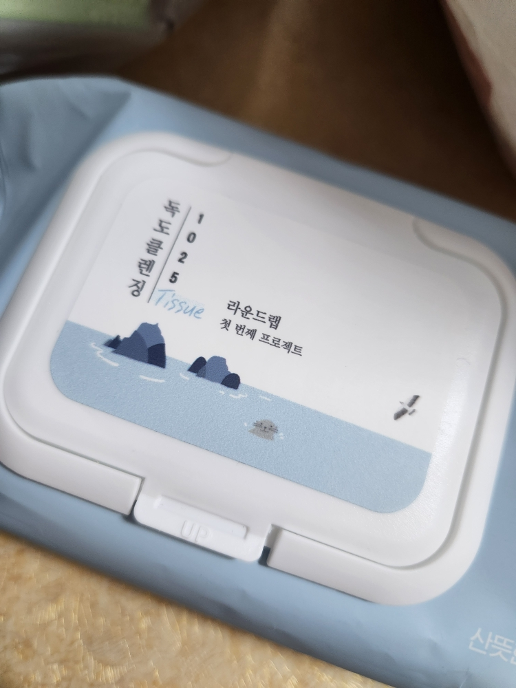 1025 Dokdo 清洁湿巾的真实用户使用照片