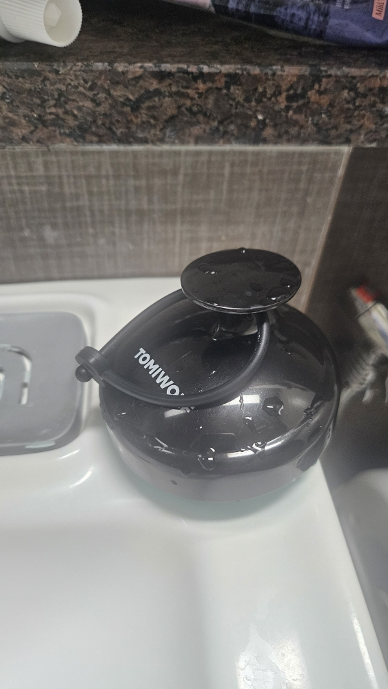 深层清洁头皮刷的真实用户使用照片