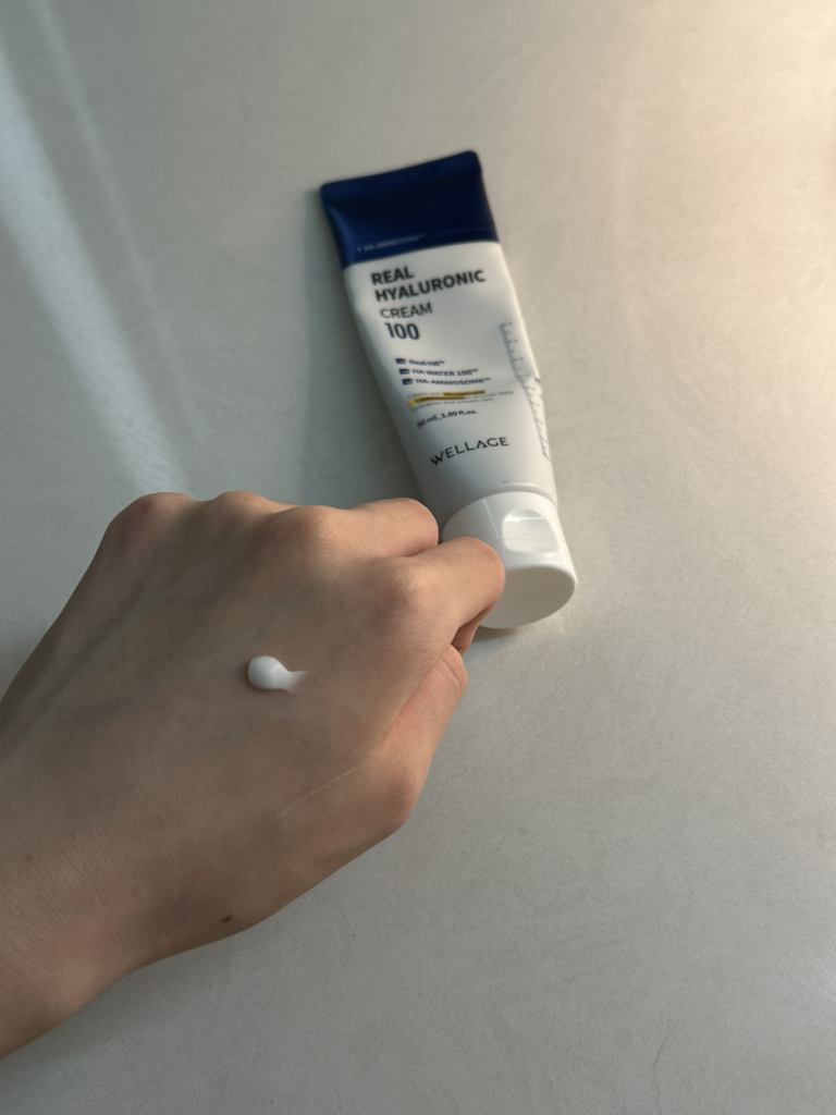 真正的透明质酸 100 面霜的真实用户使用照片