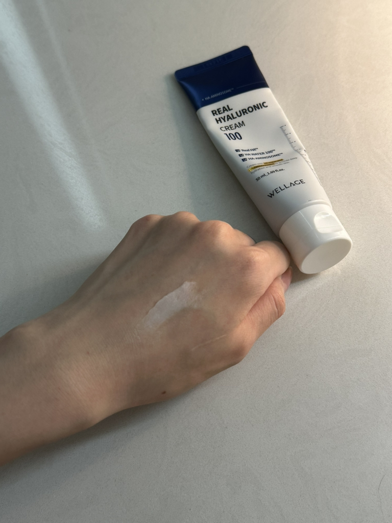 真正的透明质酸 100 面霜的真实用户使用照片