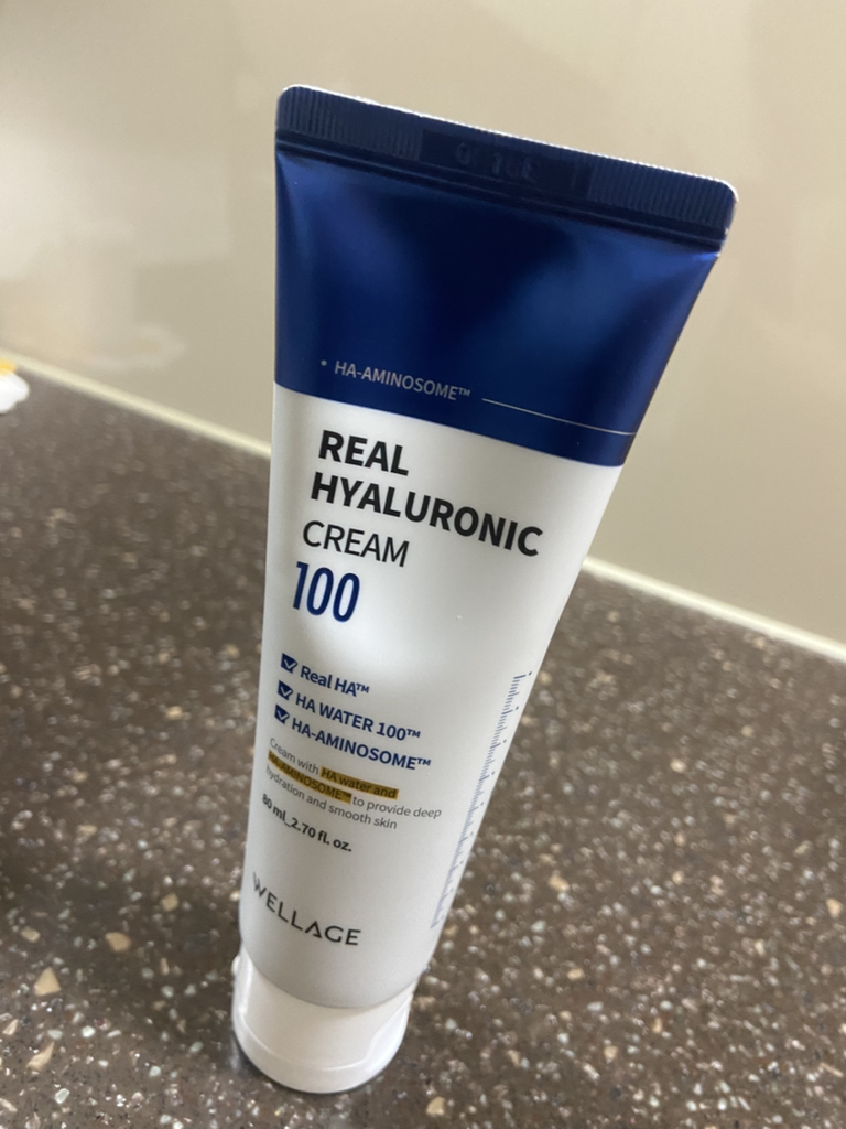 真正的透明质酸 100 面霜的真实用户使用照片