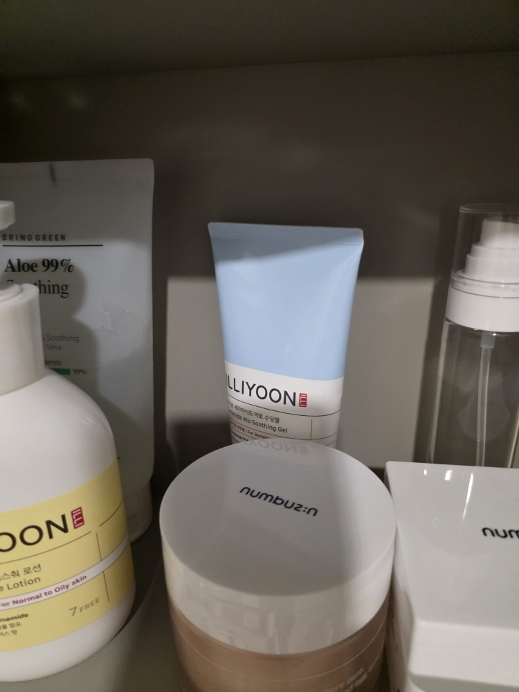 舒缓凝胶乳液的真实用户使用照片