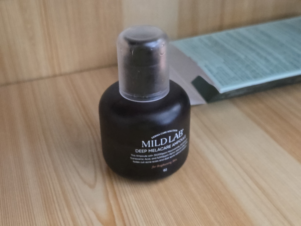 深层 Melacare 安瓿瓶的真实用户使用照片