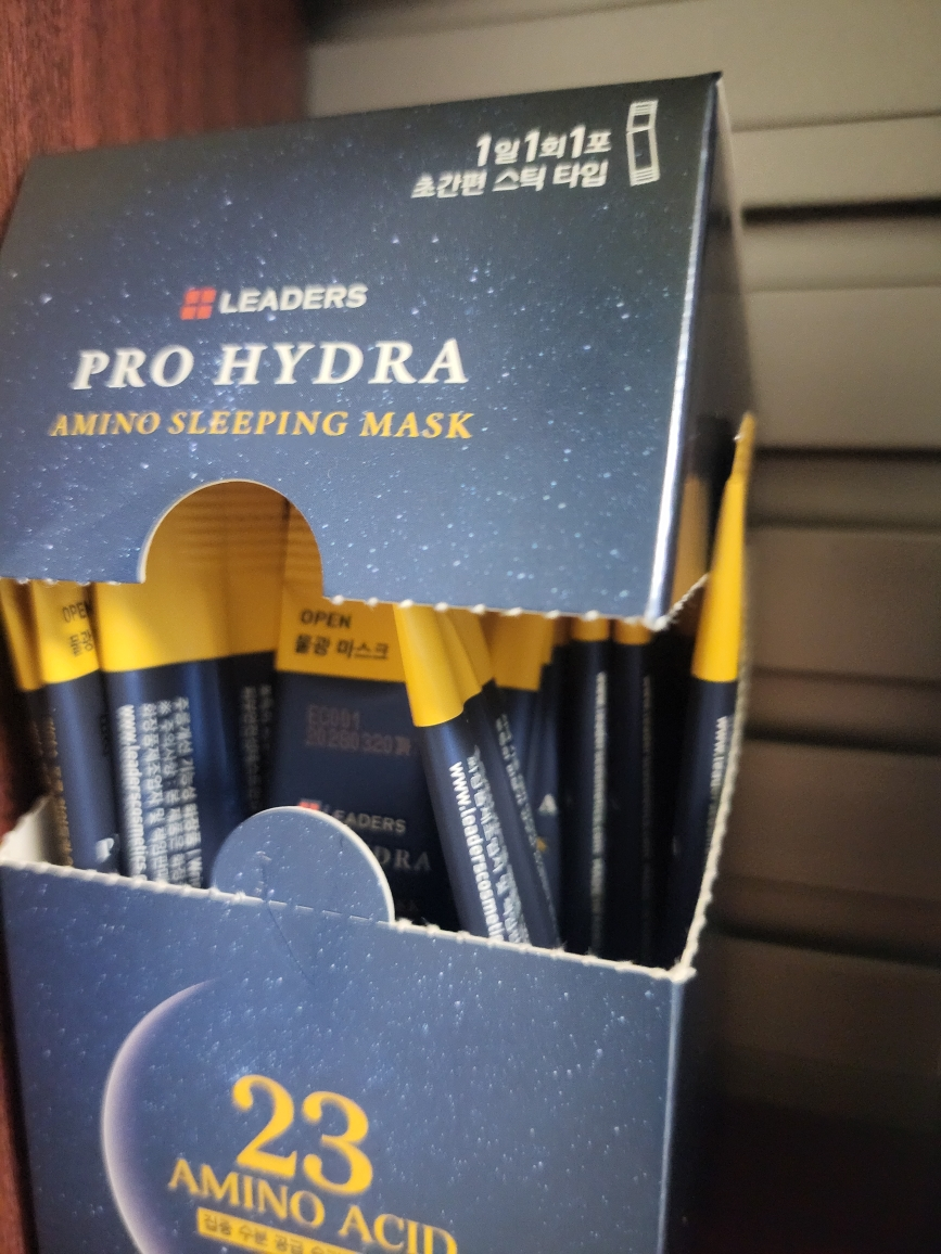 리더스 (LEADERS) 프로 하이드라 아미노 슬리핑 마스크 review image