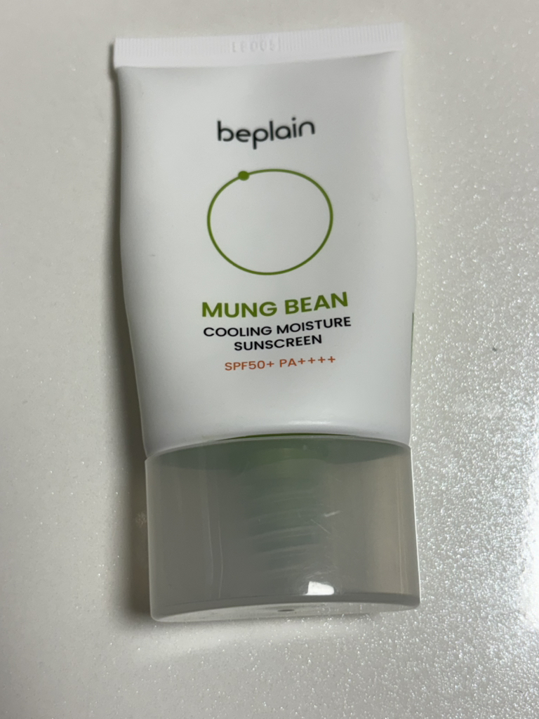 비플레인 (beplain) 녹두 쿨링 수분 선크림 [SPF50+/PA++++] review image