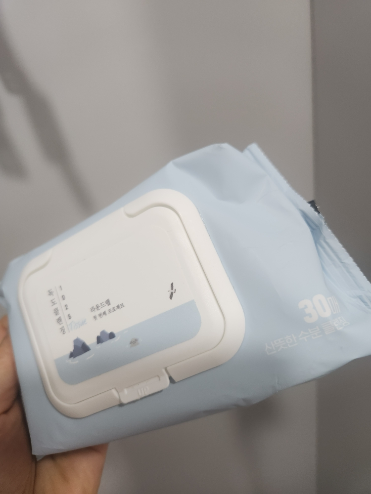 1025 Dokdo 清洁湿巾的真实用户使用照片