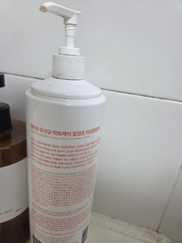 닥터문 (DR.MOON) 유산균 락토케어 질경초 여성청결제 review image