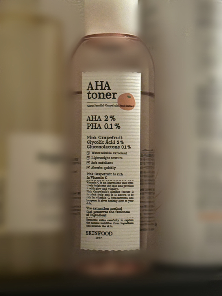 思亲肤 粉红葡萄柚 Aha 爽肤水 common.review image