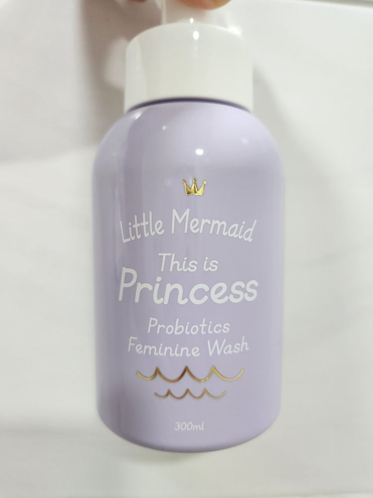 小美人鱼公主益生菌女性洗液的真实用户使用照片