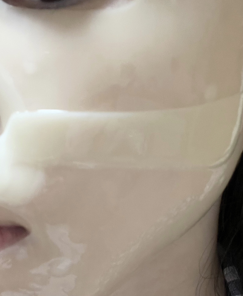 AC深层胶原蛋白凝胶面膜的真实用户使用照片