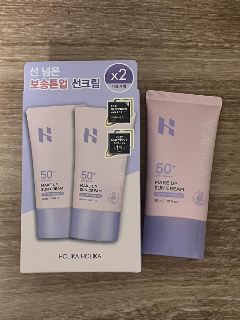 홀리카홀리카 (HOLIKAHOLIKA) 메이크업 선크림 [SPF50+/PA+++] review image