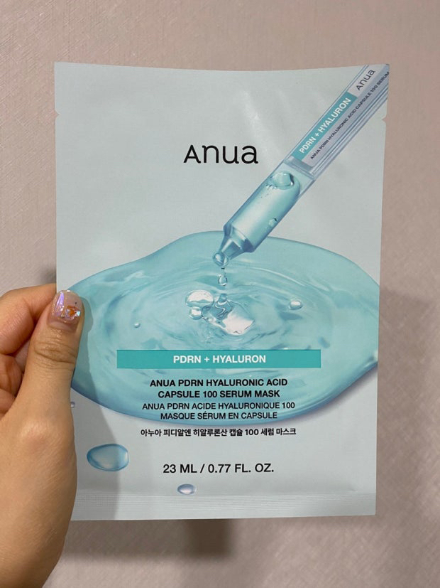 아누아 (Anua) PDRN 히알루론산 캡슐 100 세럼 마스크 review image