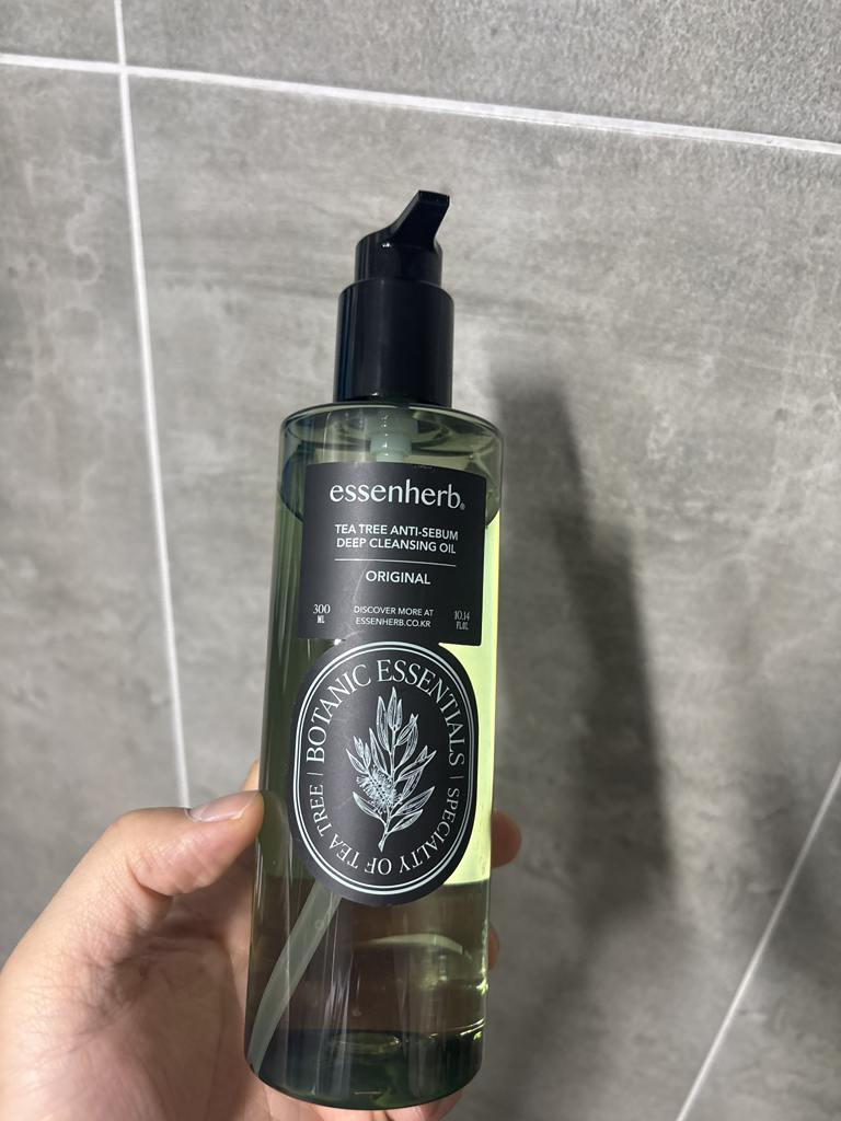 에센허브 (essenHERB) 티트리 안티 세범 딥 클렌징 오일 review image