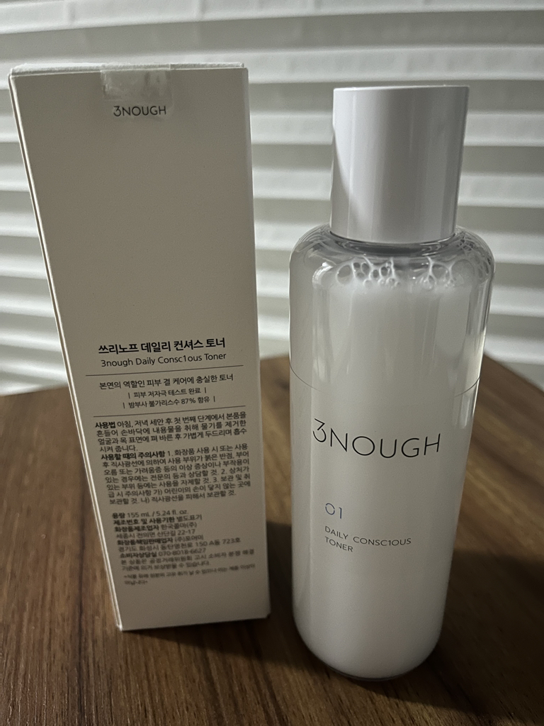 쓰리노프 (3NOUGH) 데일리 컨셔스 토너 review image