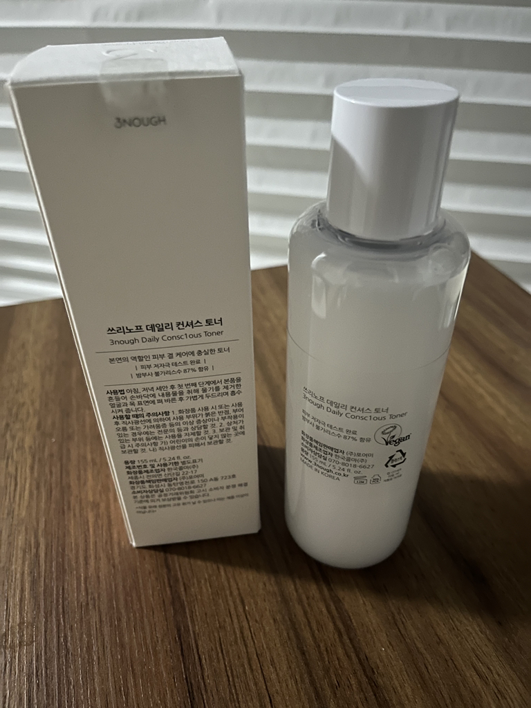 쓰리노프 (3NOUGH) 데일리 컨셔스 토너 review image