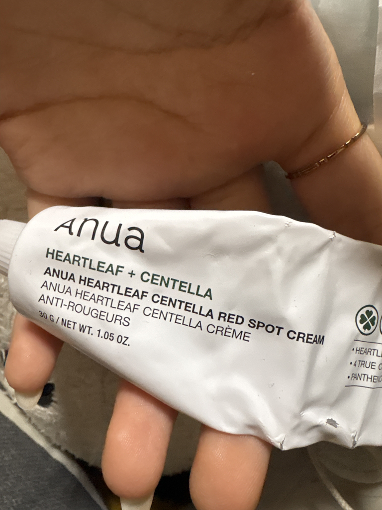 马蹄草红斑霜的真实用户使用照片