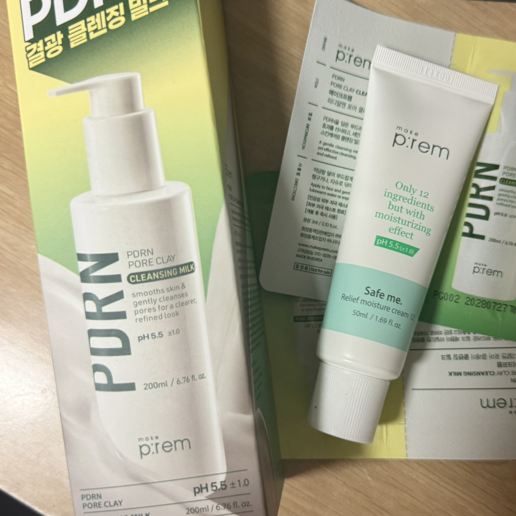 메이크프렘 (makep:rem) 피디알엔 포어 클레이 클렌징 밀크 review image