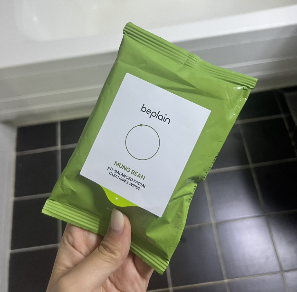 绿豆弱酸性卸妆巾的真实用户使用照片