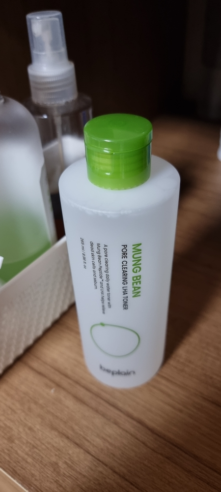 绿豆毛孔清洁拉哈爽肤水的真实用户使用照片