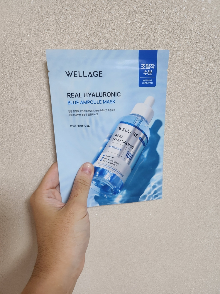 唯拉珠 真正玻尿酸蓝色安瓿面膜 common.review image