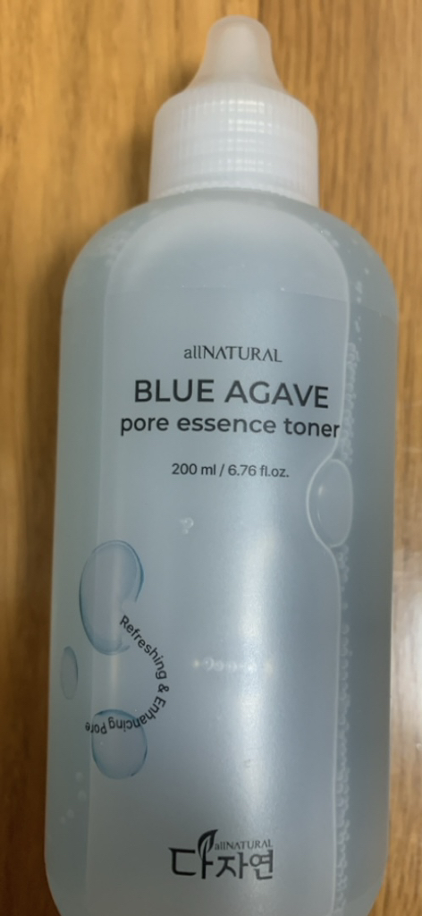 다자연 (allNATURAL) 블루 아가베 포어 에센스 토너 review image