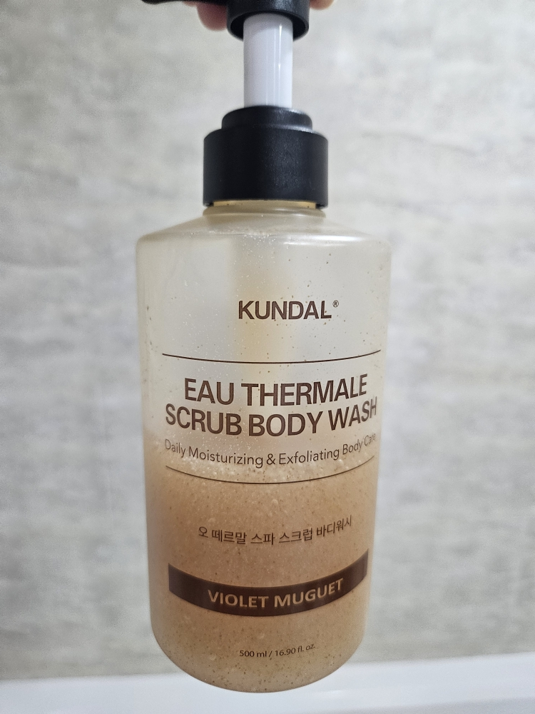 쿤달 (KUNDAL) 오 떼르말 스파 스크럽 바디워시 [바이올렛뮤게] review image