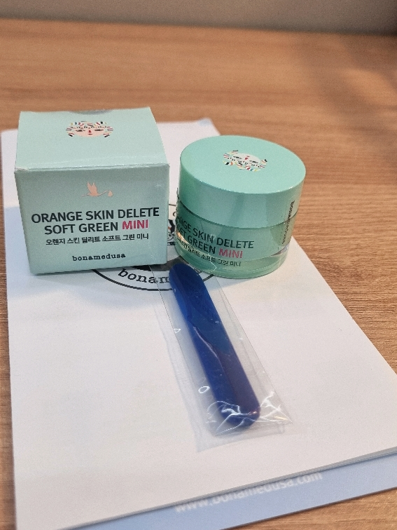 보나메두사 (bonamedusa) 오렌지 스킨 딜리트 소프트그린 review image