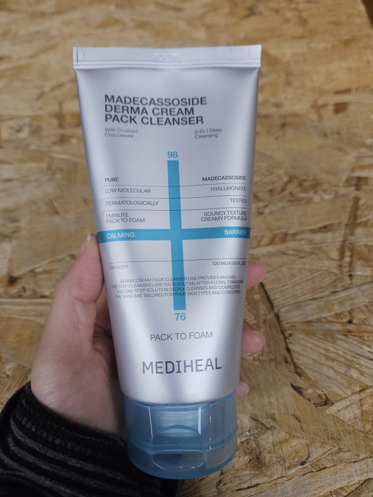 메디힐 (MEDIHEAL) 더마 크림 팩 클렌저 마데카소사이드 [진정장벽] review image