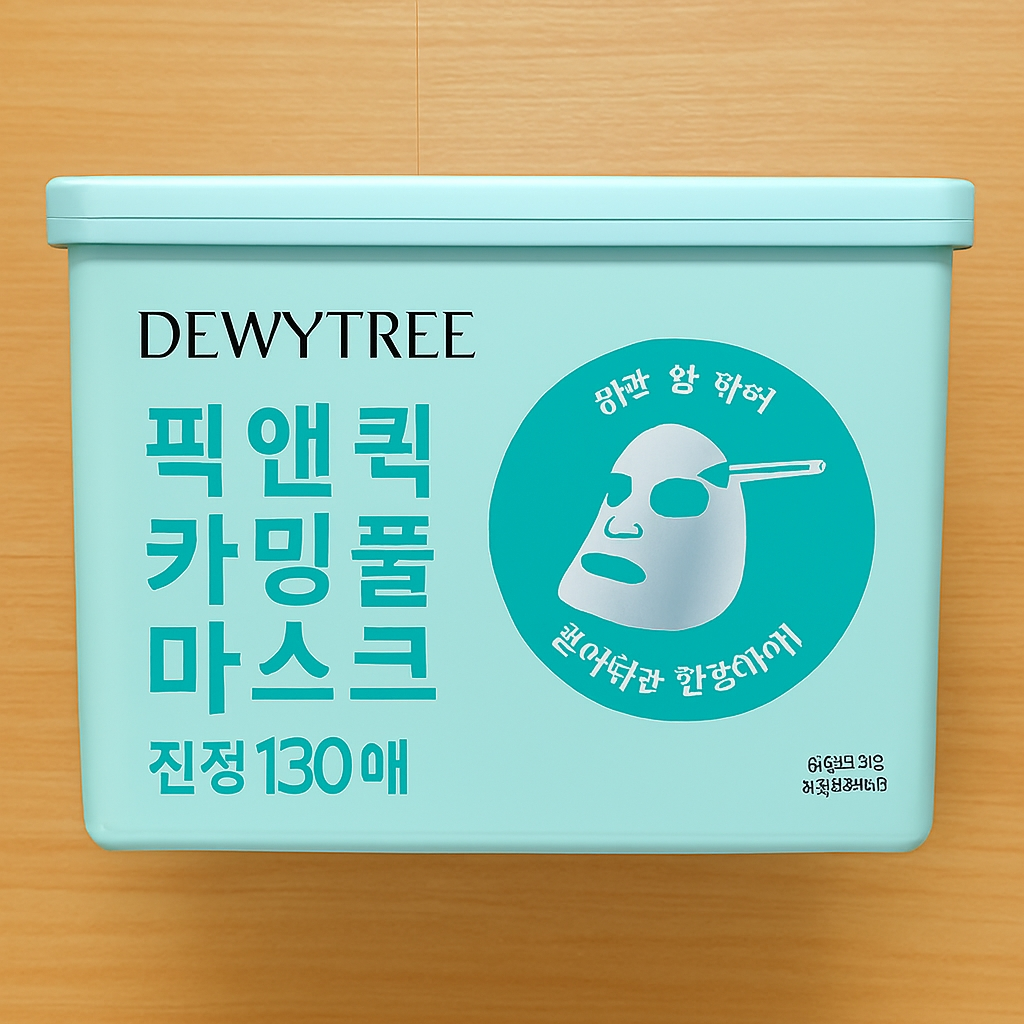 듀이트리 (DEWYTREE) 픽앤퀵 뽑아쓰는 마스크 [진정발카밍풀] review image