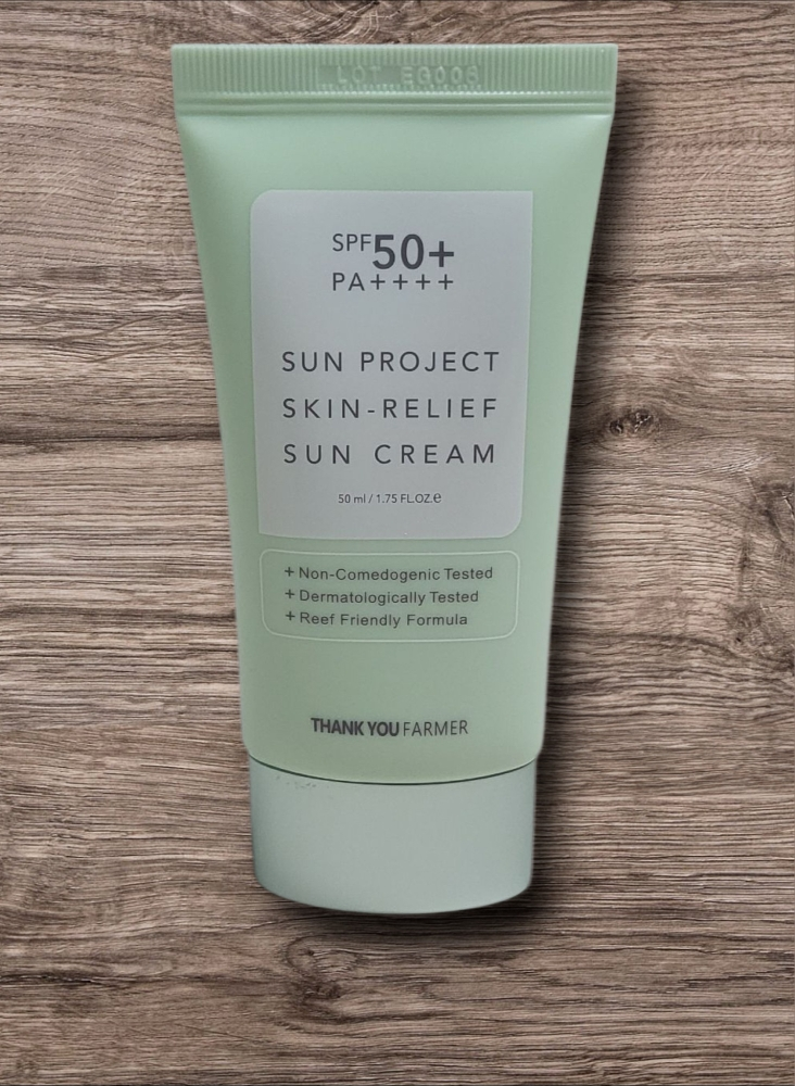 땡큐파머 (THANKYOUFARMER) 선 프로젝트 스킨 릴리프 선 크림 [SPF50+/PA++++] review image