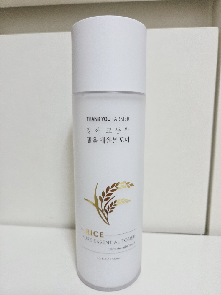땡큐파머 (THANKYOUFARMER) 강화 교동쌀 맑음 에센셜 토너 review image