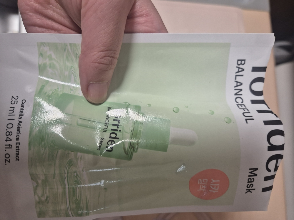 积雪草面膜的真实用户使用照片