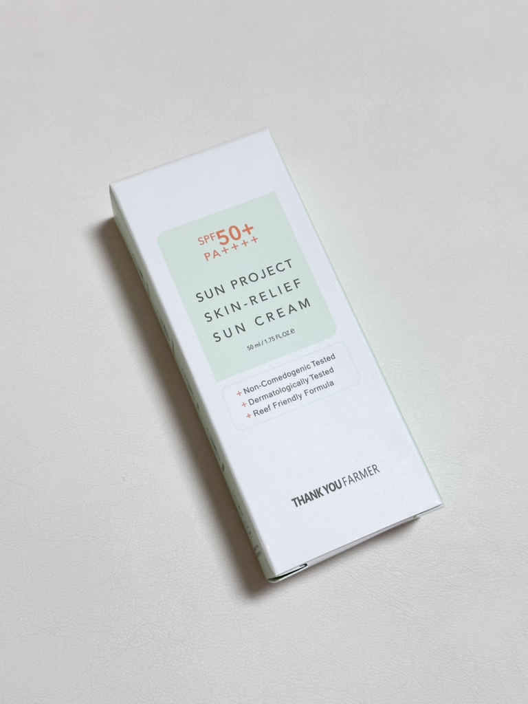 땡큐파머 (THANKYOUFARMER) 선 프로젝트 스킨 릴리프 선 크림 [SPF50+/PA++++] review image