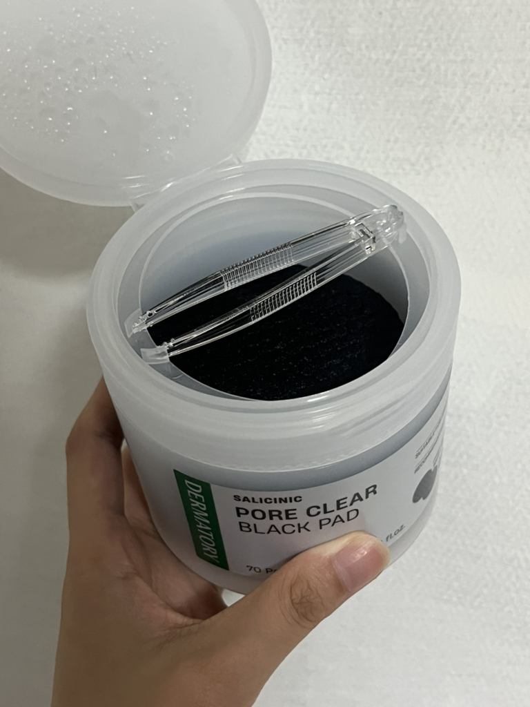 더마토리 (DERMATORY) 살리시닉 포어 클리어 블랙 패드 review image