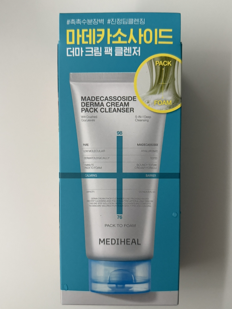 美迪惠尔 Derma Cream Pack 洁面乳 马德卡索苷 [镇静屏障］ common.review image