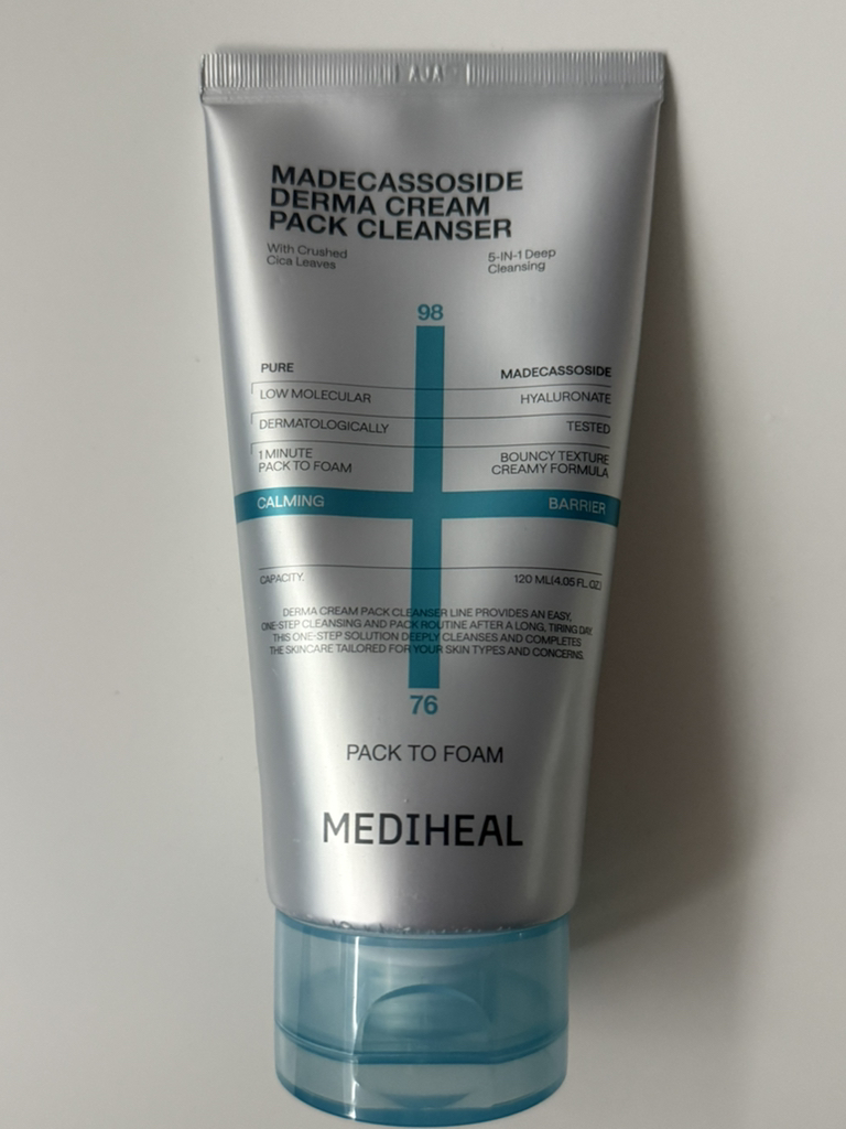 美迪惠尔 Derma Cream Pack 洁面乳 马德卡索苷 [镇静屏障］ common.review image