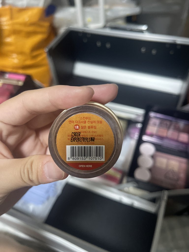 스킨푸드 (SKINFOOD) 연어 다크서클 컨실러 크림 [1호 블루밍] review image