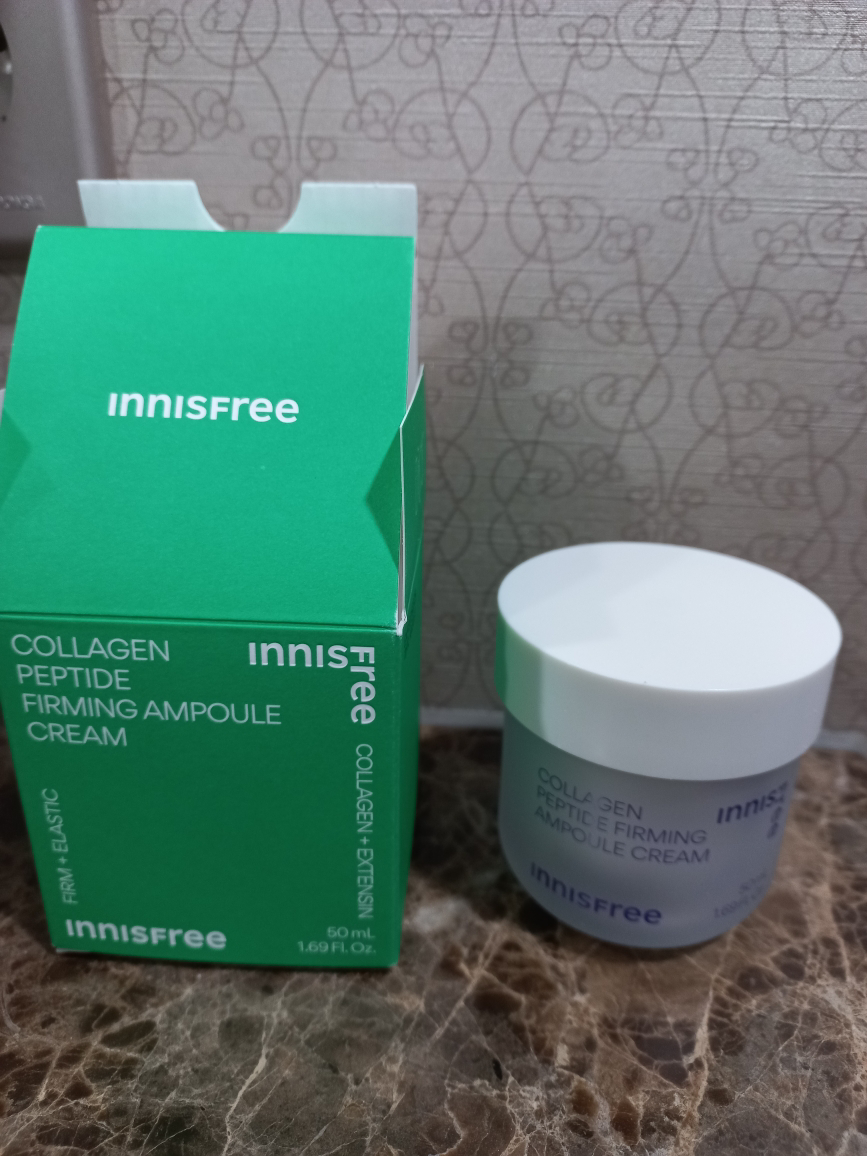 이니스프리 (INNISFREE) 콜라겐 그린티 세라마이드 탄력장벽 크림 review image