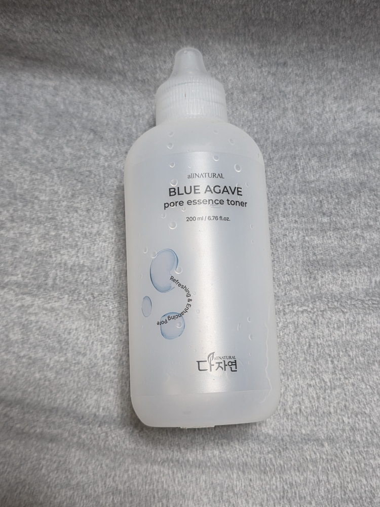 다자연 (allNATURAL) 블루 아가베 포어 에센스 토너 review image